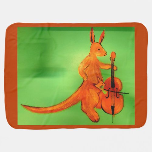 Cello Kangaroo Baby Blanket