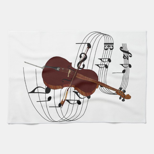 Cello Kitchen Towel (Horizontal)