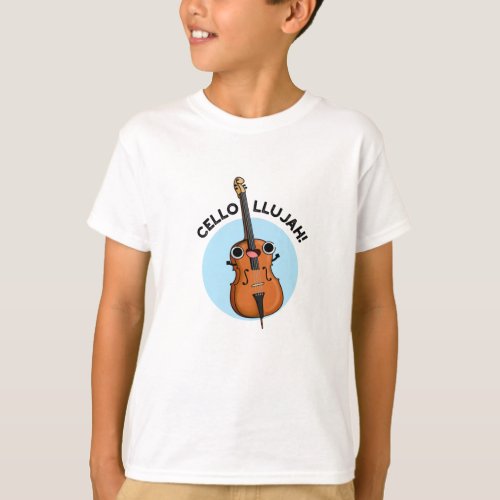 Cello_llujah Funny Cello Pun  T_Shirt