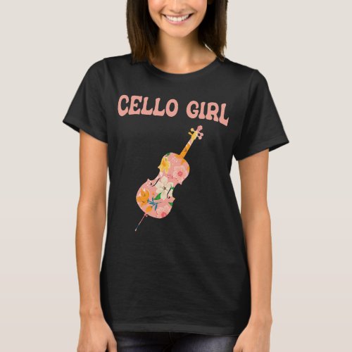 Cello Lover Girl Funny Cello Orchestra Classical M T_Shirt