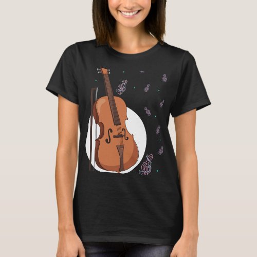 Cello Lover Player Cellist Classical Music Treble  T_Shirt