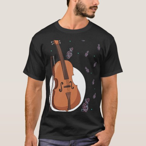 Cello Lover Player Cellist Classical Music Treble  T_Shirt