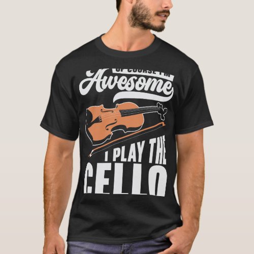 Cello Lover Player Music Instrument Classical Musi T_Shirt