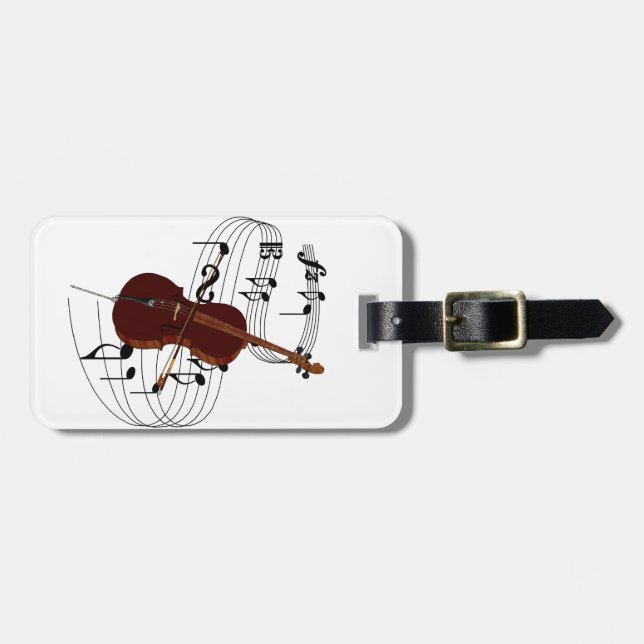 Cello Luggage Tag (Front Horizontal)