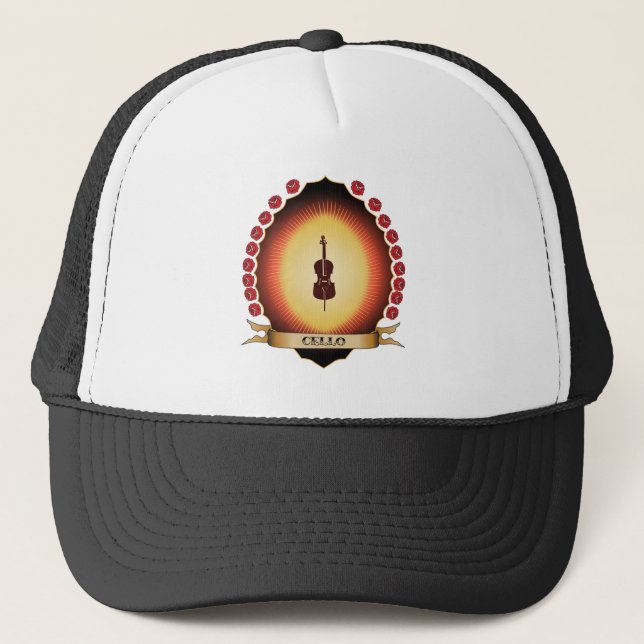 Cello Mandorla Trucker Hat (Front)