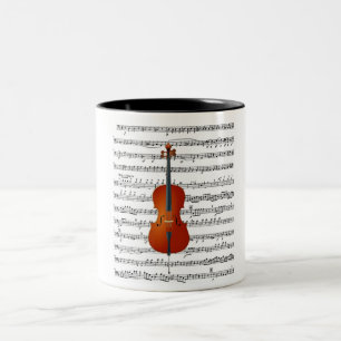 Cello & Me_ Two-Tone Coffee Mug