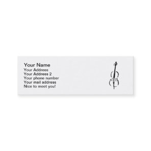 Cello Mini Business Card