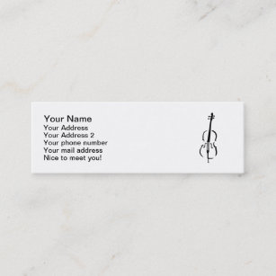Cello Mini Business Card