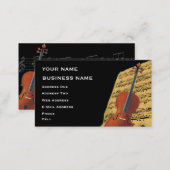 Cello - Music Business Card (Front/Back)