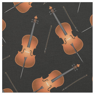 Cello Music Musician Room Decor Fabric