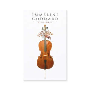 Cello Music Musician Teacher  Business Card