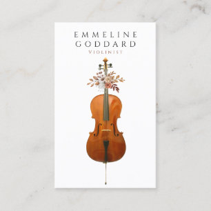 Cello Music Musician Teacher  Business Card