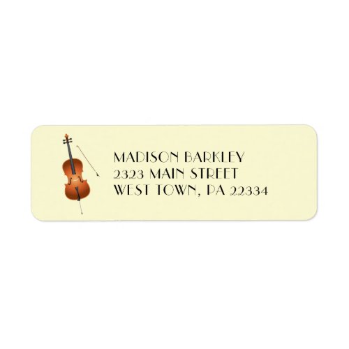Cello Musician Music Teacher String Orchestra Label