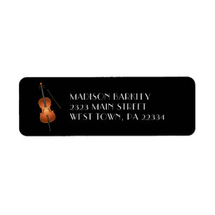 Cello Musician Music Teacher String Orchestra Label
