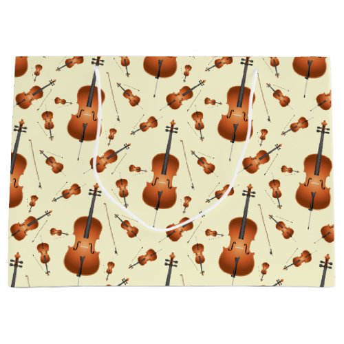 Cello Musician Music Teacher String Orchestra Large Gift Bag
