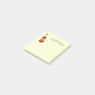 Cello Musician Music Teacher String Orchestra Post-it Notes