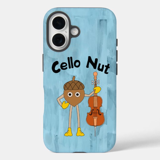 Cello Nut Case-Mate iPhone Case (Back)