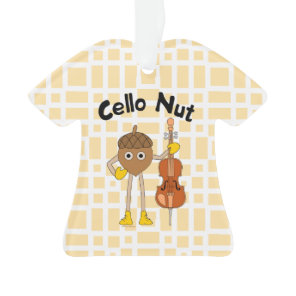 Cello Nut Ornament