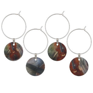 Cello, Oboe and Flute Wine Charm