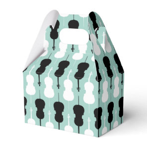 Cello Pattern Favor Boxes