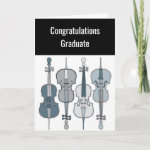 Cello Pattern Graduation Card