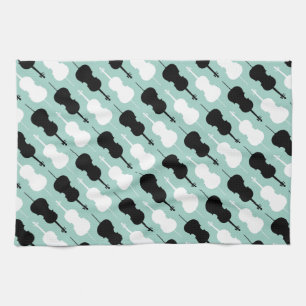 Cello Pattern Kitchen Towel