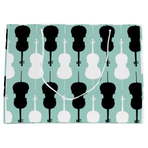 Cello Pattern Large Gift Bag