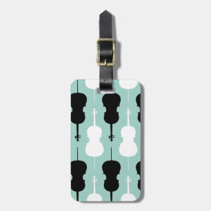 Cello Pattern Luggage Tag