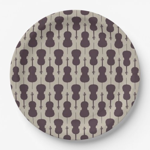 Cello Pattern Paper Plates