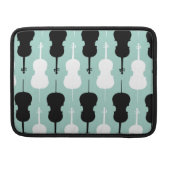 Cello Pattern - Teal MacBook Pro Sleeve (Back)