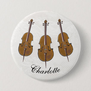 Cello personalized badge button