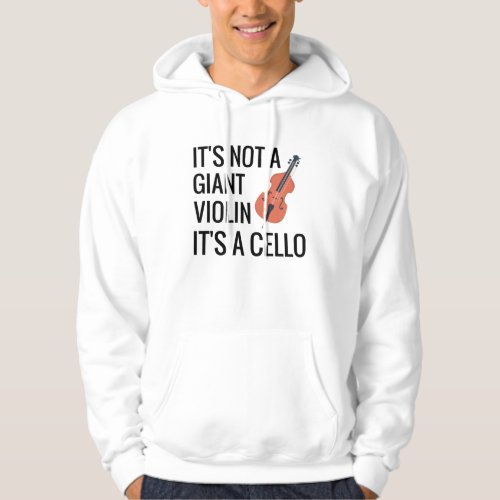 Cello Player Gifts  Cello Orchestra Cellist Hoodie