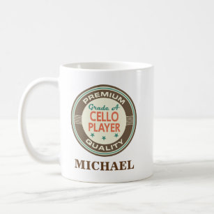 Cello Player Personalized Office Mug Gift