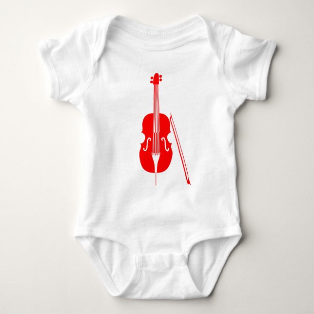 Cello - Red Baby Bodysuit (Front)