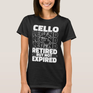 Cello Retired Orchestra Violincello Cellist T-Shirt