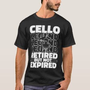 Cello Retired Orchestra  Violincello Cellist T-Shirt