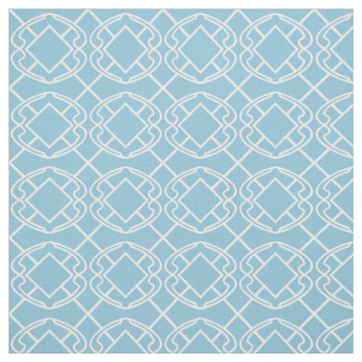 Cello Robins Blue Egg Trellis Design Fabric