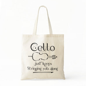 Cello String Along Tote Bag