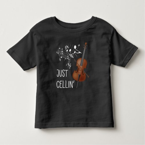 Cello String Instrument Cellist Humor violoncello Toddler T_shirt