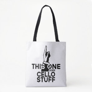 Cello Stuff - Funny Cello Music Tote Bag