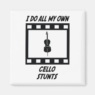 Cello Stunts Magnet