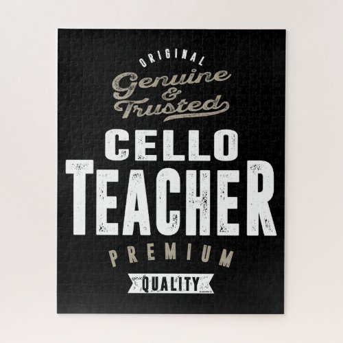 Cello Teacher Jigsaw Puzzle