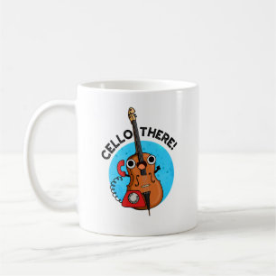 Cello There Funny Telephone Pun  Coffee Mug