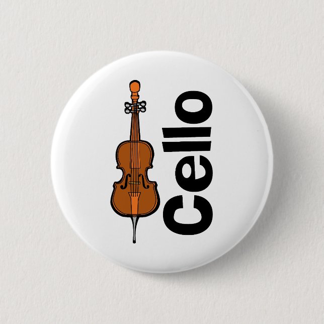 Cello Vertical Text Button (Front)