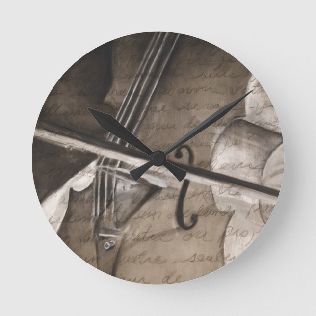 Cello Wall Clock (Front)