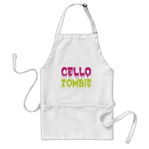 Cello Zombie Adult Apron