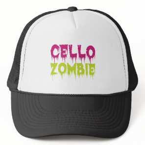 Cello Zombie Trucker Hat