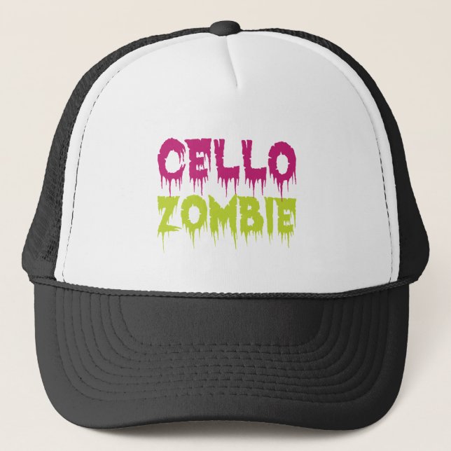 Cello Zombie Trucker Hat (Front)