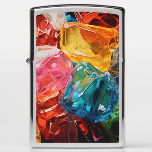 Cellophane gems zippo lighter