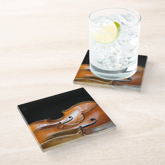 Cellos Glass Coaster (Angled)